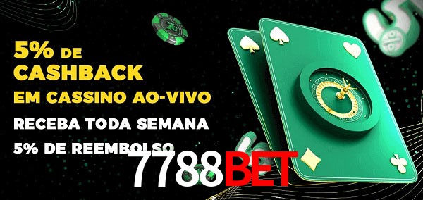 Promoções do cassino ao Vivo 7788bet